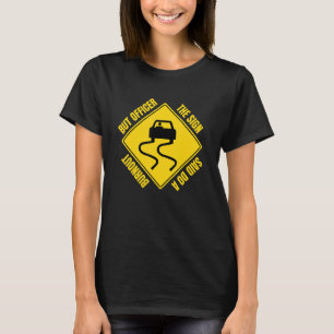 T-shirt Mais L'Officier, Le Signe, A Dit Faire Un Mécanici