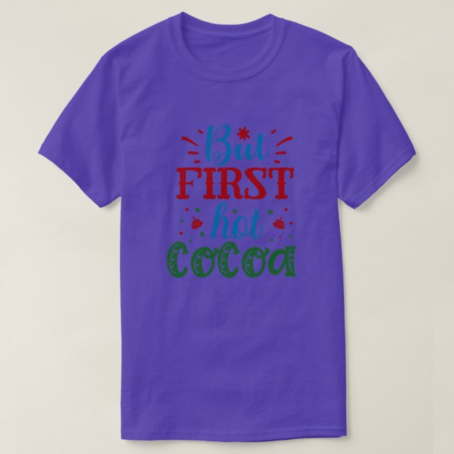 T-shirt Mais premier cacao chaud01 (Design devant)