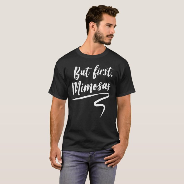 T-shirt Mais premier humour de partie d'amusement de (Devant entier)