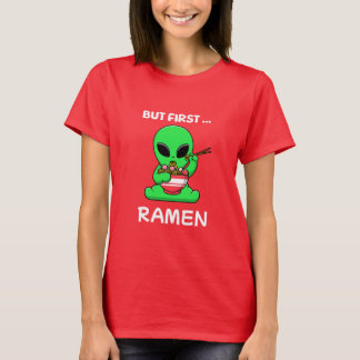 T-shirt Mais premier Ramen amusant Alien