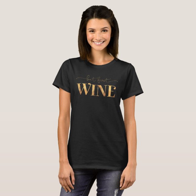 T-shirt Mais Premier Win Faux Gold Foil (Devant entier)