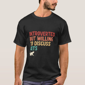 T-shirt Mais prêt à discuter des chats