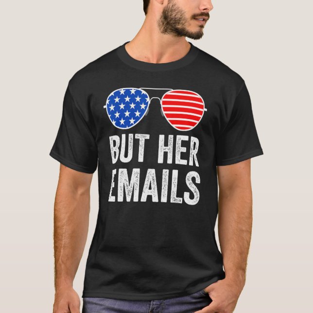T-shirt Mais Ses Emails Avec Lunettes De Soleil Clapback M (Devant)