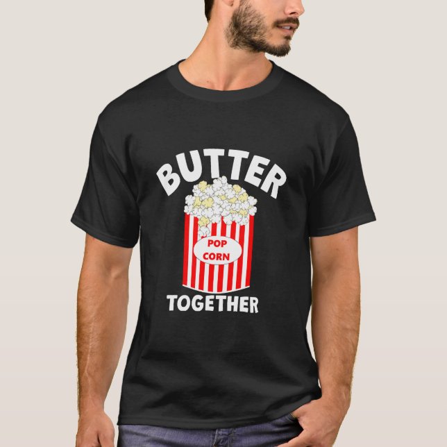 T-shirt Maïs soufflé de film ensemble BUTTER (Devant)
