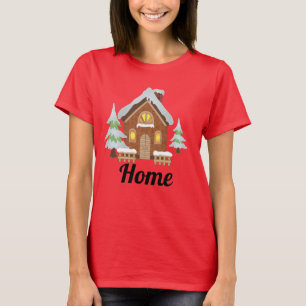 T-shirt Maison à neige