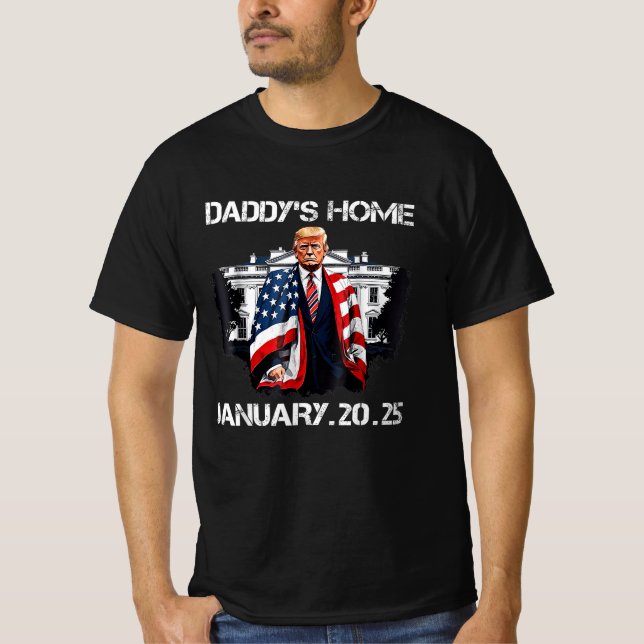 T-shirt Maison Blanche de Trump Daddy (Devant)