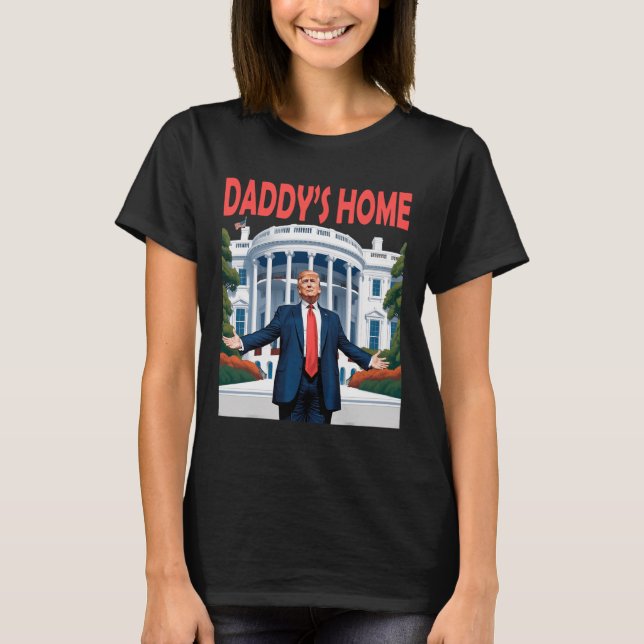 T-shirt Maison Blanche de Trump Daddy (Devant)