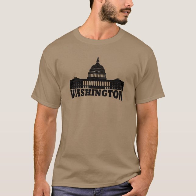 T-shirt Maison Blanche Washington DC (Devant)