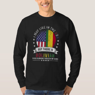 T-shirt Maison bolivienne américaine en Boli patriote amér