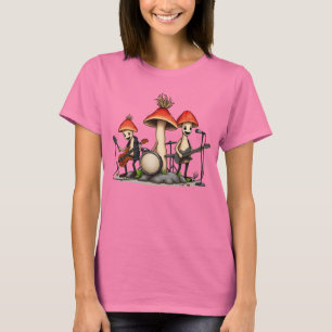 T-shirt Maison Champignon Fantaisiste Musique Cottagecore