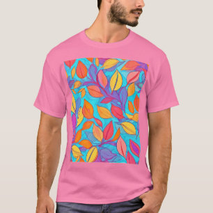 T-shirt Maison Close à Lumière LED : Feuilles de Dessin An