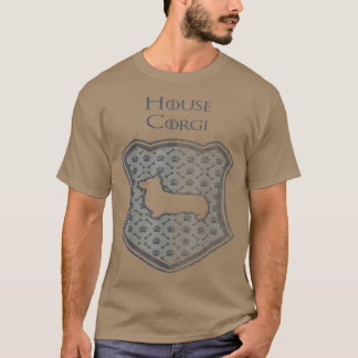 T-shirt Maison    CorgiFunny Trones Parody Tee 4649