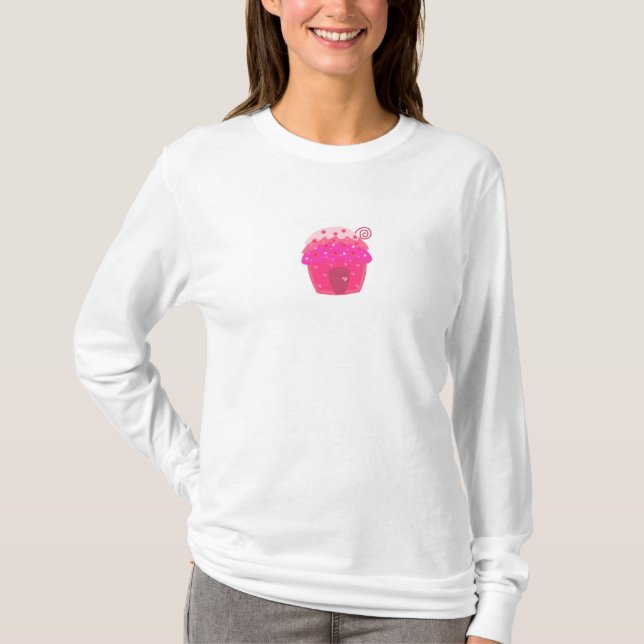 T-shirt Maison Cupcake Rose (Devant)