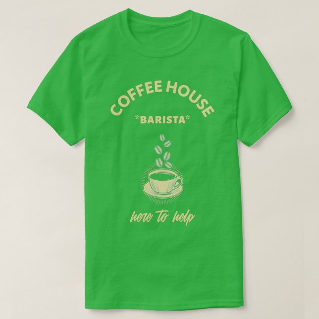 T-SHIRT MAISON DE CAFÉ BARISTA 2 (Design devant)