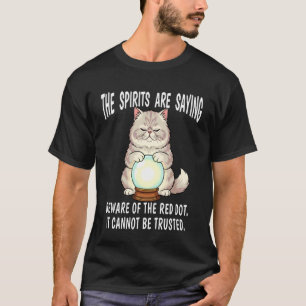T-shirt Maison de diseuse de bonne aventure Chat avec boul