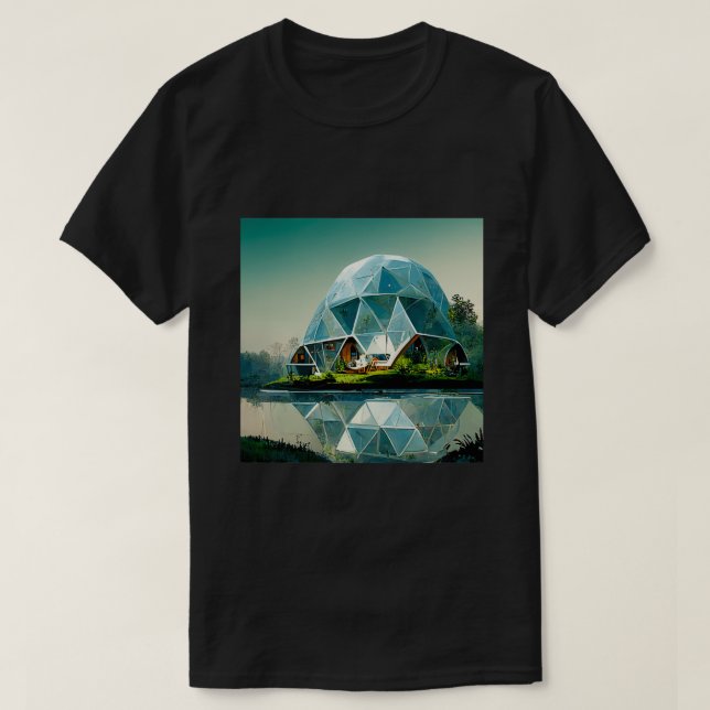 T-SHIRT MAISON DE DOMES GÉODESIQUE (Design devant)