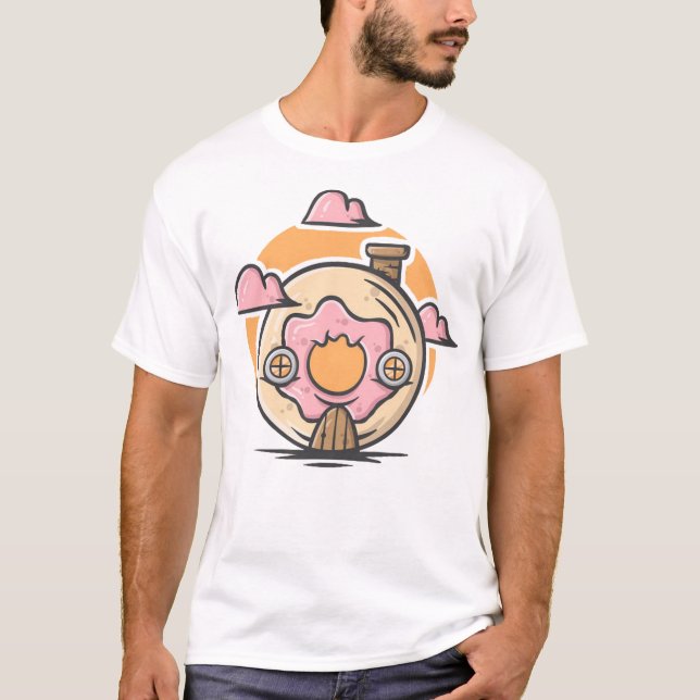 T-shirt Maison de donut (Devant)
