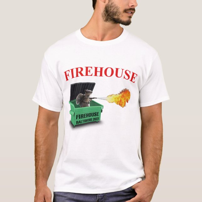 T-shirt Maison de feu à Baltimore Men's Tee (Devant)