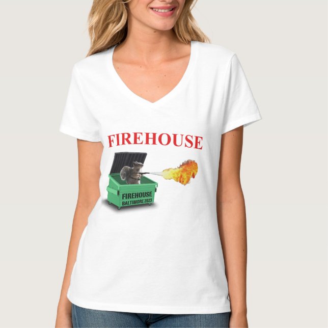 T-shirt Maison de feu chez Baltimore Women's Tee (Devant)