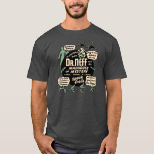 T-shirt Maison de fous vintage d'art d'affiche