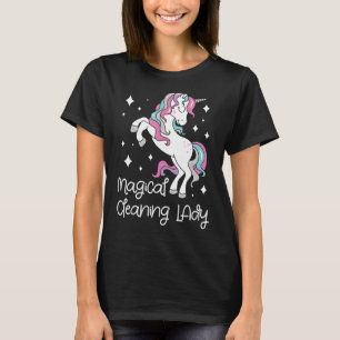 T-shirt Maison de la femme de ménage de nettoyage magique