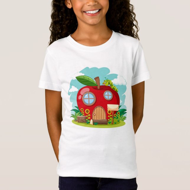 T-Shirt Maison de l'école Apple (Devant)