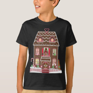 T-shirt Maison de Noël en pain d'épices