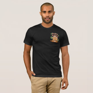 T-shirt Maison de pain d'épices de Noël -
