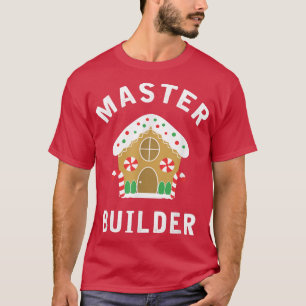 T-shirt Maison de pain d'épices Maître Constructeur Funny