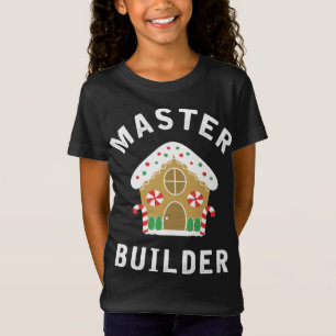 T-Shirt Maison de pain d'épices Maître Constructeur Funny