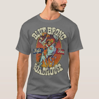 T-shirt Maison de route Bleue Bronc 1973