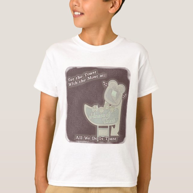 T-shirt Maison de toast de Huey (Devant)