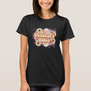 T-shirt Maison d'Enfants Fleur Montessori Professeur Mon