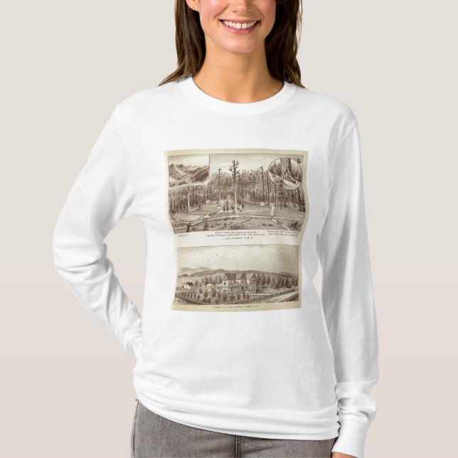 T-shirt Maison d'été, résidence de Lewis (Devant)