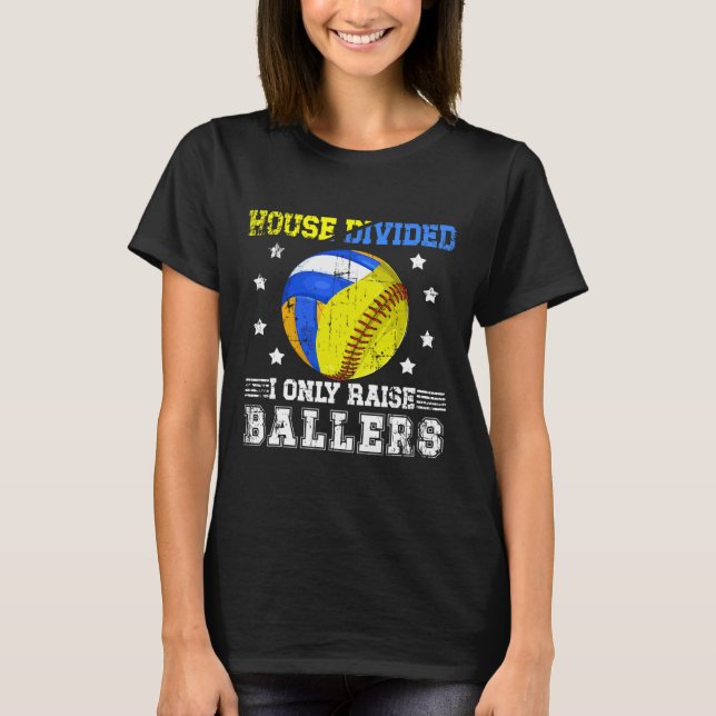 T-shirt Maison divisée, je ne soulève que des Llers Softll (Devant)