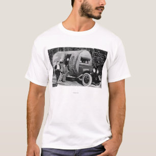 T-shirt Maison douce à la maison dans un arbre de sapin