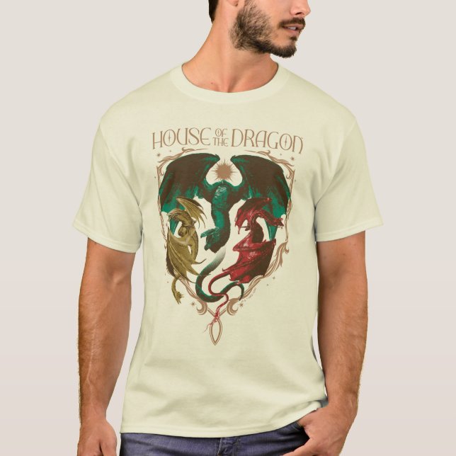 T-shirt Maison du Dragon | Bouclier dragon (Devant)