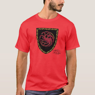 T-shirt MAISON DU DRAGON   Maison Targaryen Crest