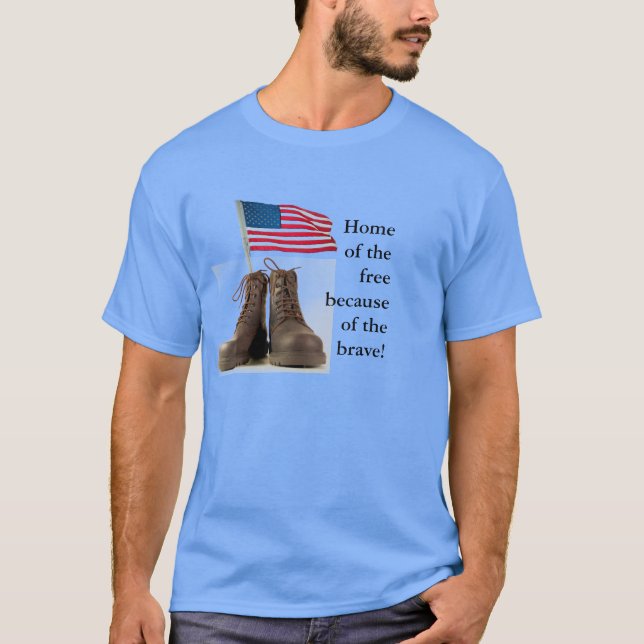 T-shirt Maison du libre en raison du courageux ! (Devant)
