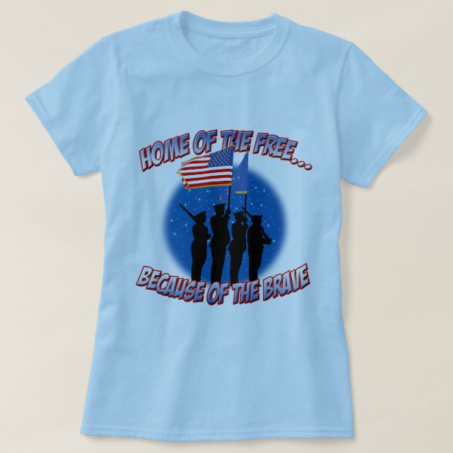 T-shirt Maison du libre en raison du courageux (Design devant)