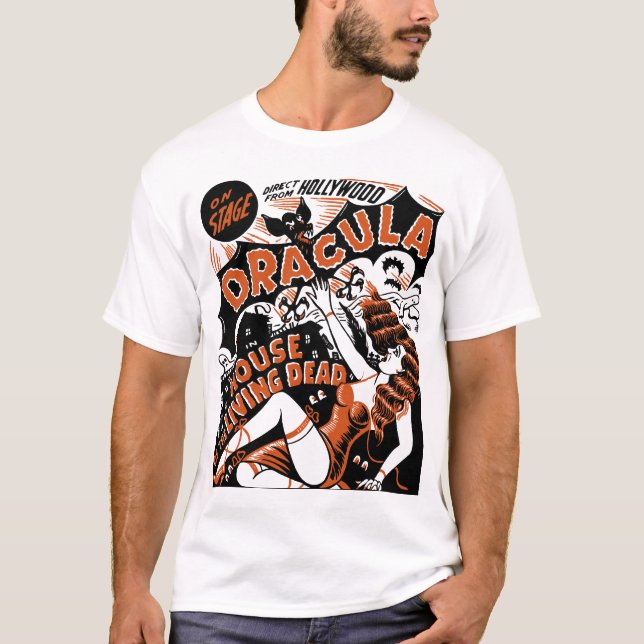 T-shirt Maison du Tee - shirt de salon Living Dead Spook (Devant)