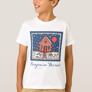 T-shirt maison en pain d'épice de Noël personnalis