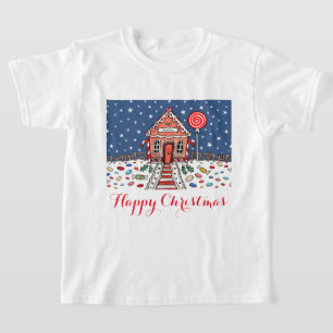T-shirt maison en pain d'épice de Noël personnalis