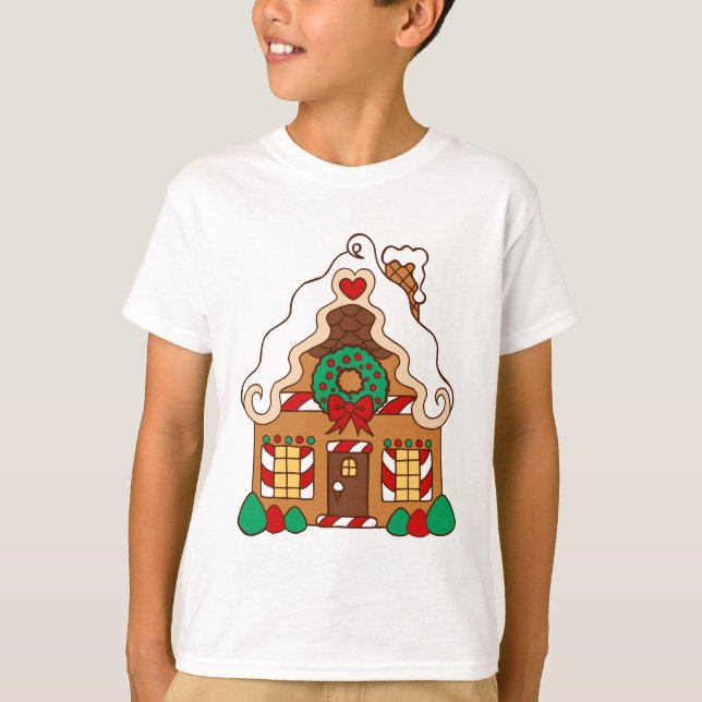 T-shirt Maison en pain d'épices (Devant)