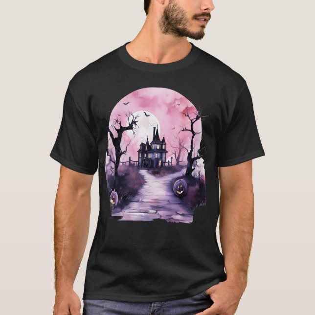 T-shirt Maison gothique des Haunts (Devant)