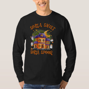 T-shirt Maison hantée aquarelle plutôt douce plutôt effray