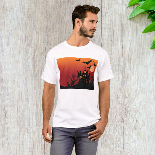 T-shirt Maison Hantée éffrayante Halloween nuit