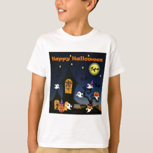 T-shirt Maison hantée joyeuse Halloween