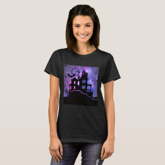 T-shirt Maison hantée la nuit