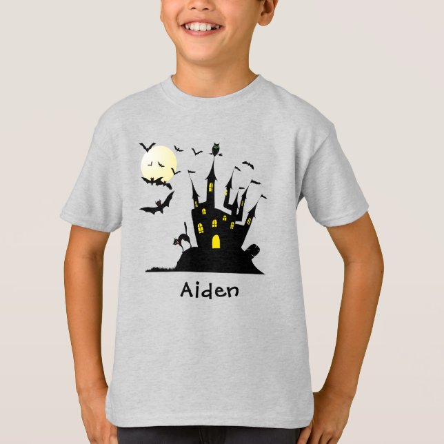 T-shirt Maison Hantée Monogrammée (Devant)